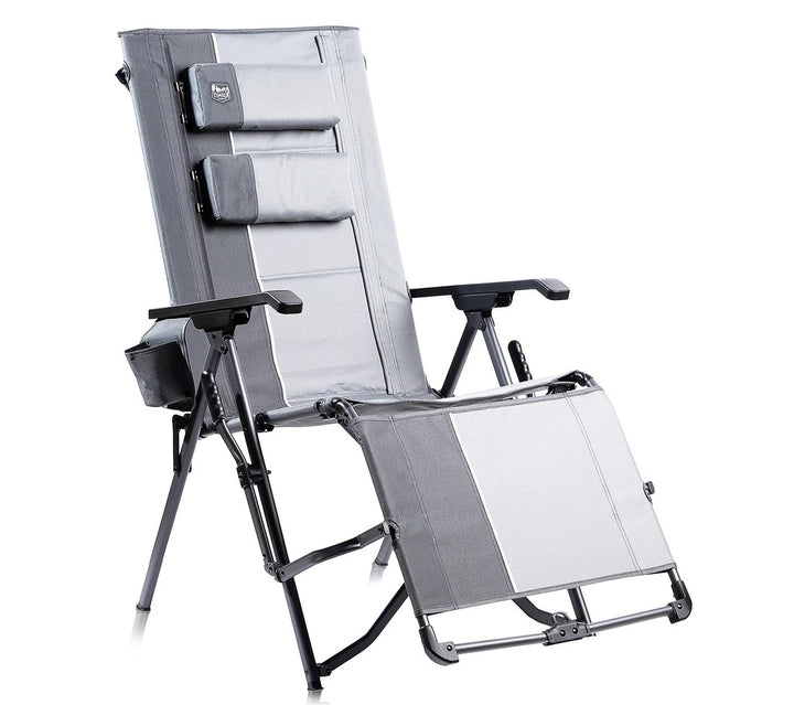 Timber Ridge Folding Lounge Chair with Footrest