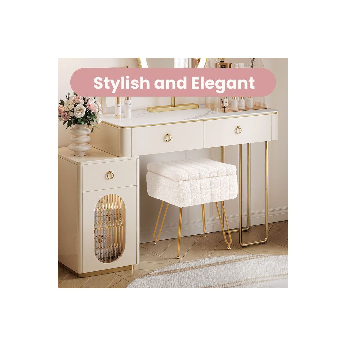 eddy Fabric Storage Ottoman