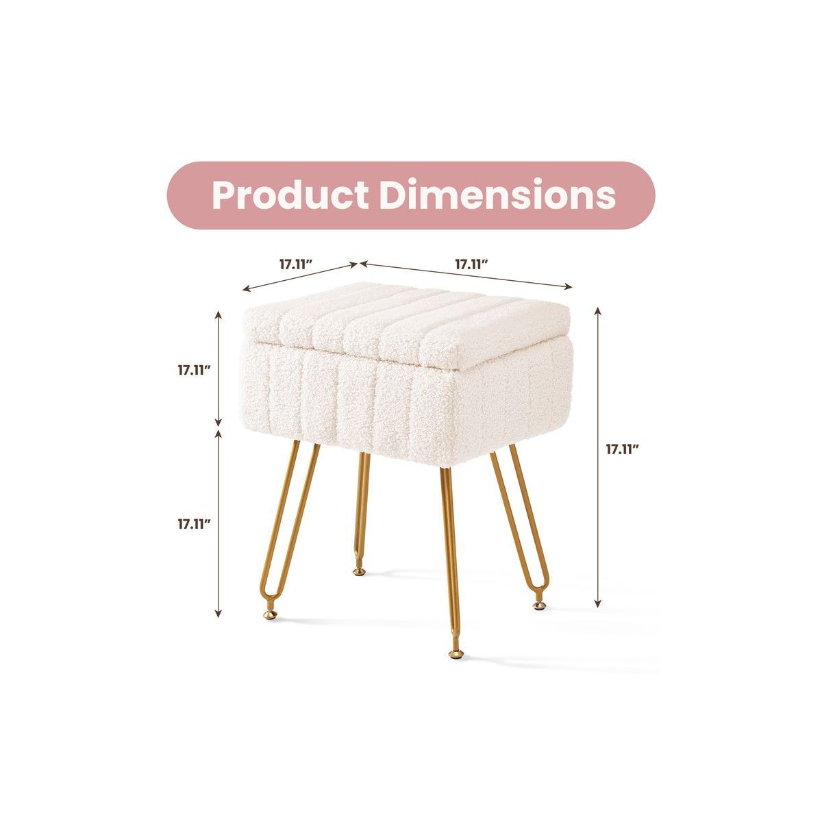 eddy Fabric Storage Ottoman