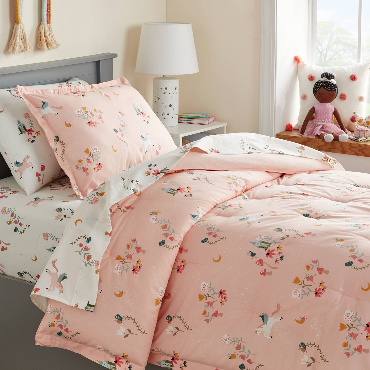 Kids' Comforter Set Pegasus Print